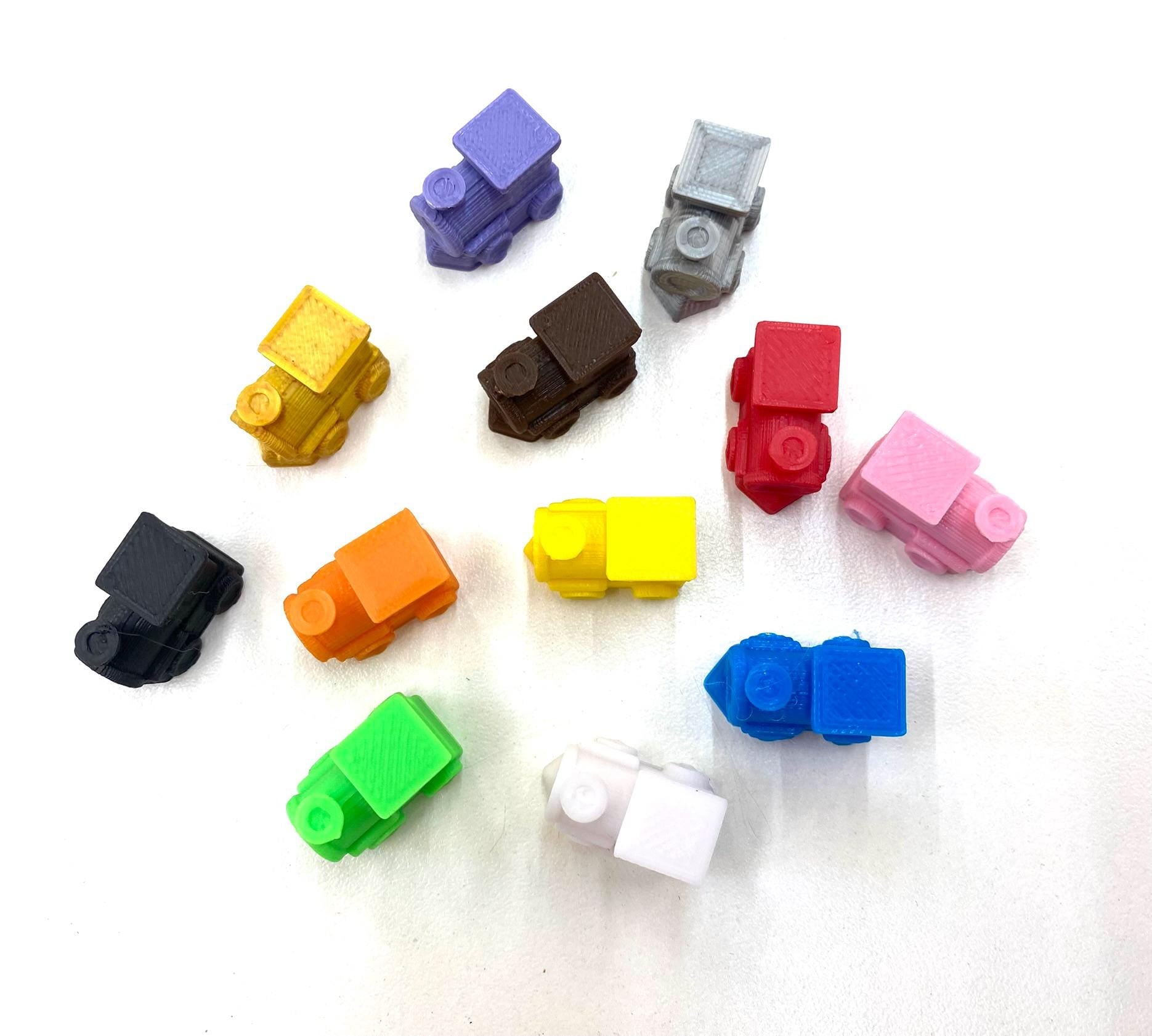 Mexican Train Game Tokens - Set of 12 trains - 3D printed