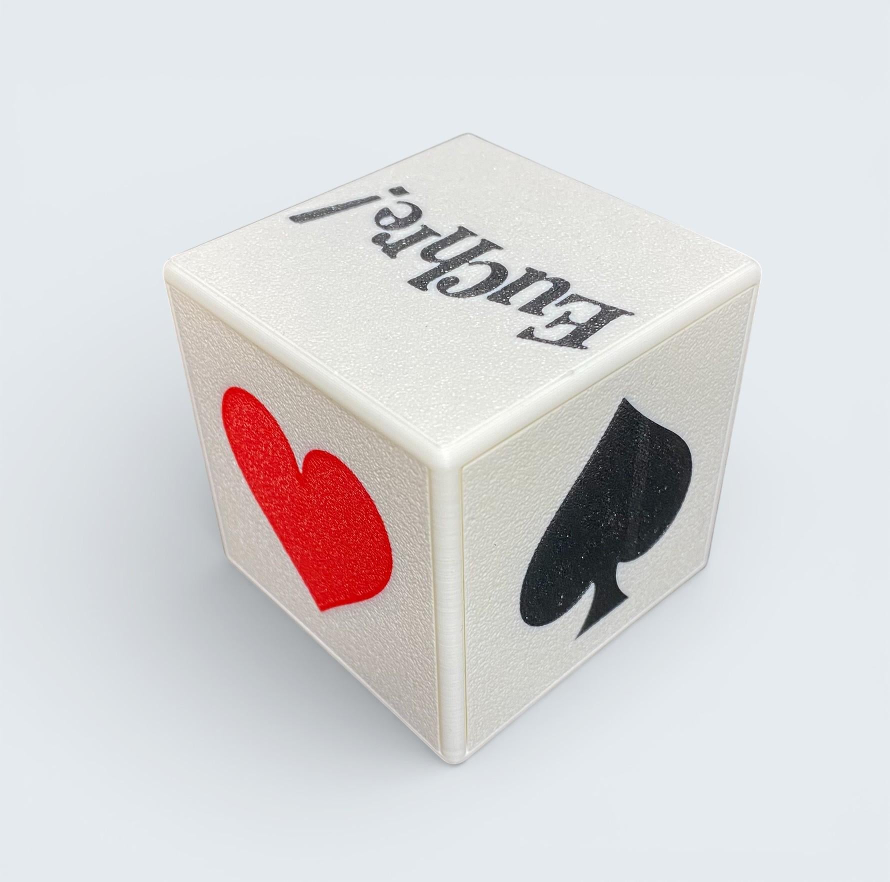 Euchre Cube - Trump and Dealer Tracker