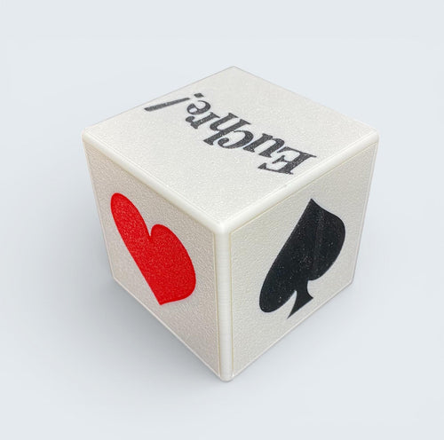 Euchre Cube - Trump and Dealer Tracker