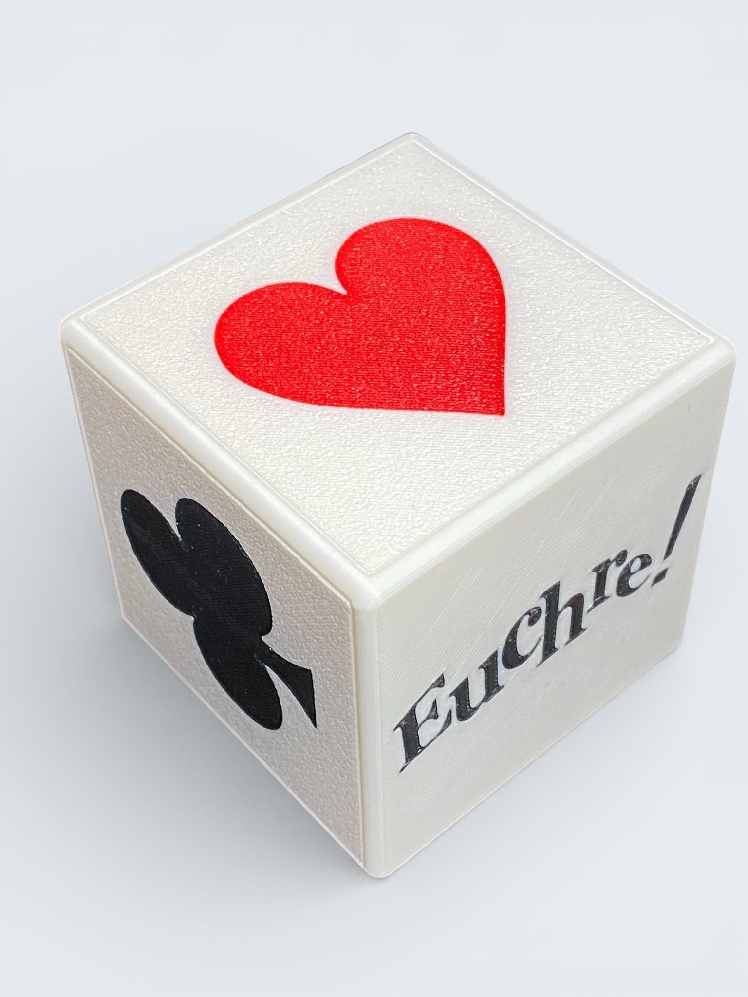Euchre Cube - Trump and Dealer Tracker