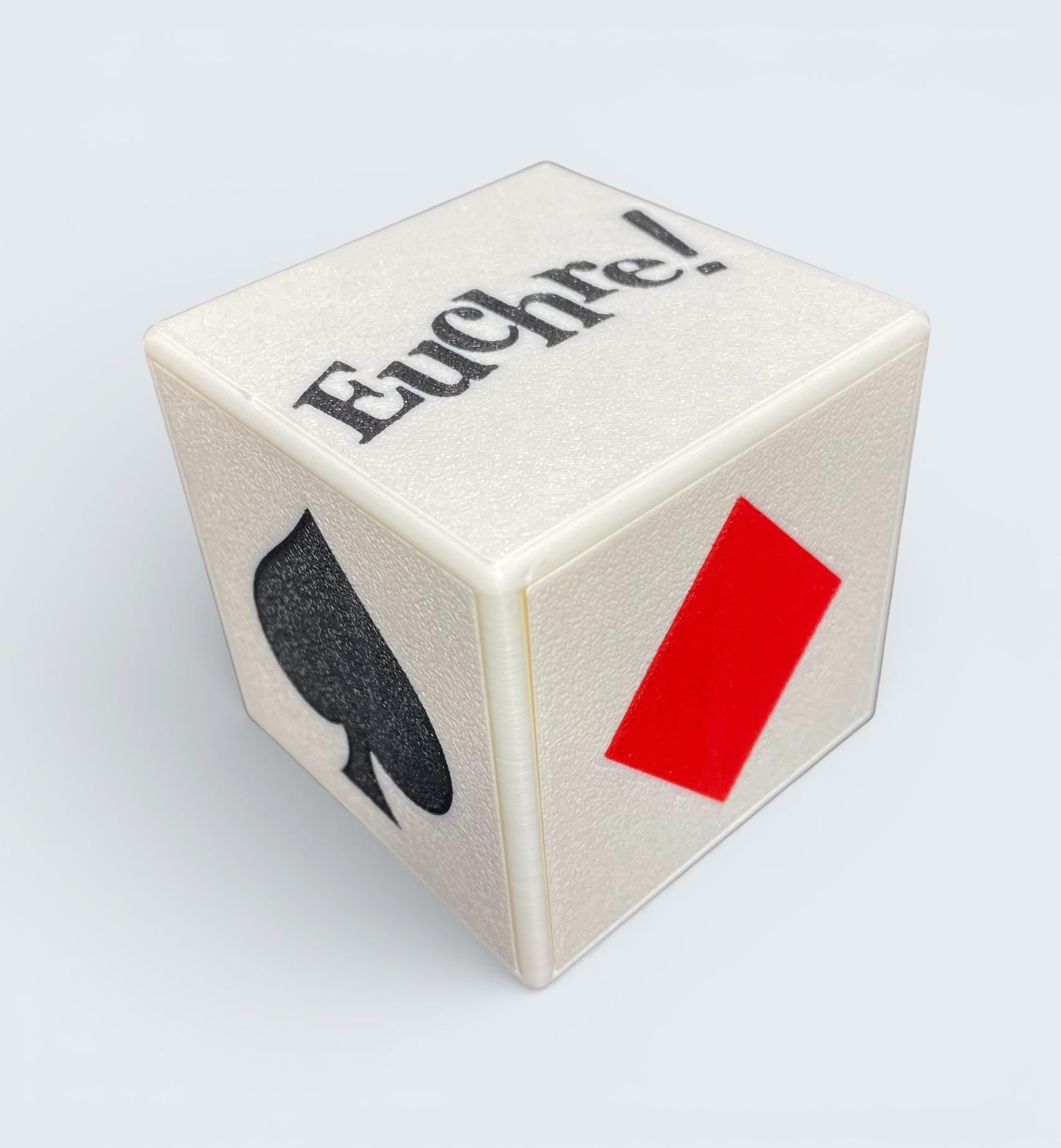 Euchre Cube - Trump and Dealer Tracker